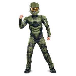 Halo Master Chief 2-Piece Set Halloween Costume Cosplay Boy S 4-6